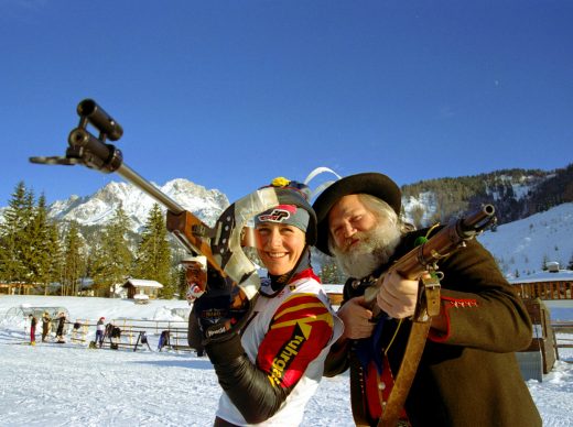 Winterurlaub mit Schuss:  Den Skijägern auf der Spur