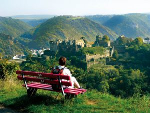 Mit dem Rucksack von Burg zu Burg am Rhein
