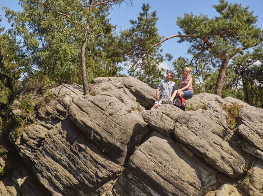 Felsen und mehr: Teutoschleifen. Foto: Tecklenburg Tourismus/Schubert